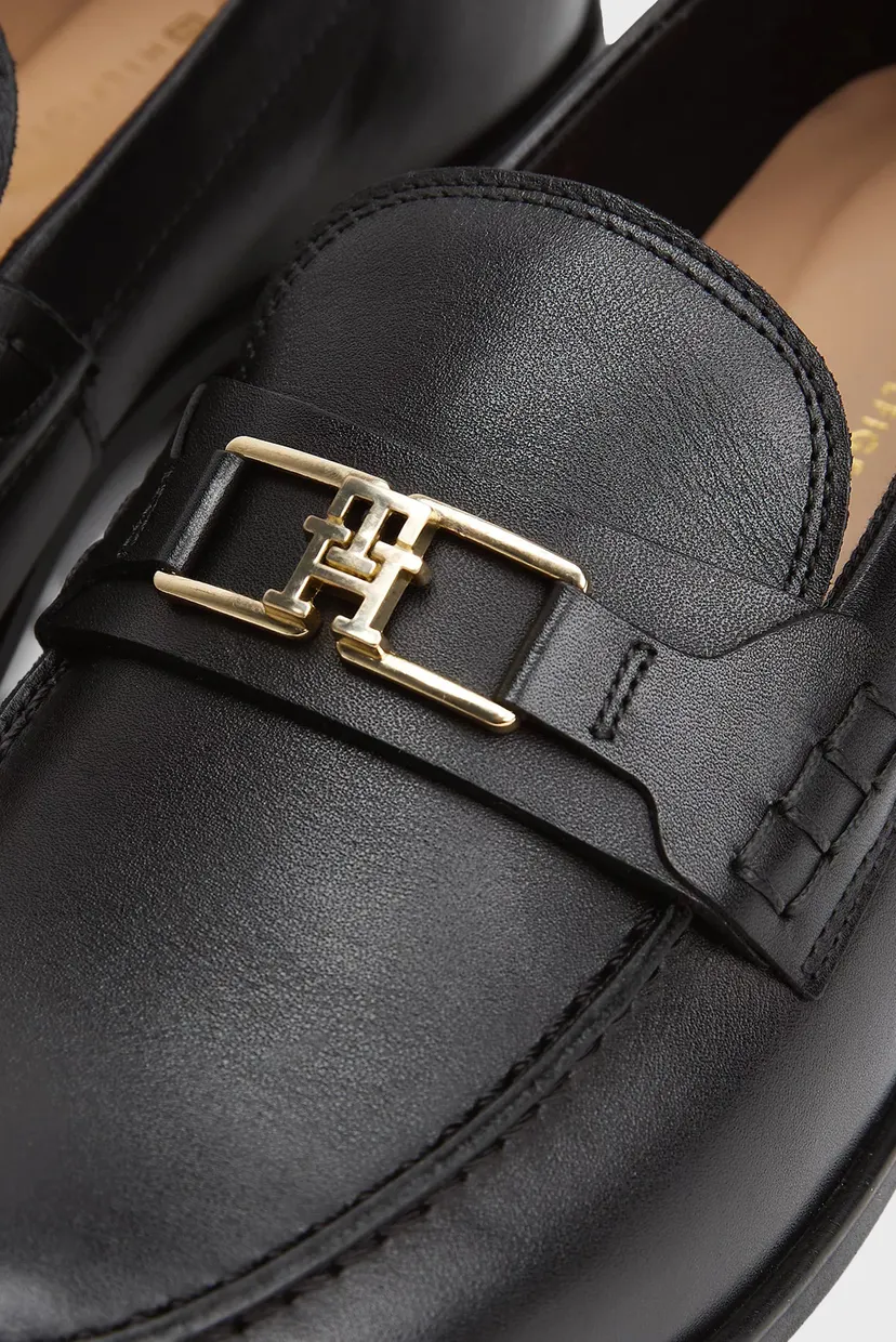 Лоферы TH LOGO LEATHER LOAFER 5