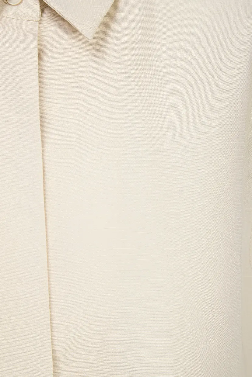 Рубашка/LINEN BLEND RELAXED NS SHIRT 3