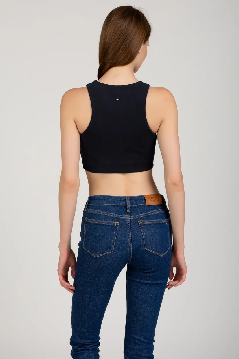Топ SKINNY SUEDED MODAL BRA 4