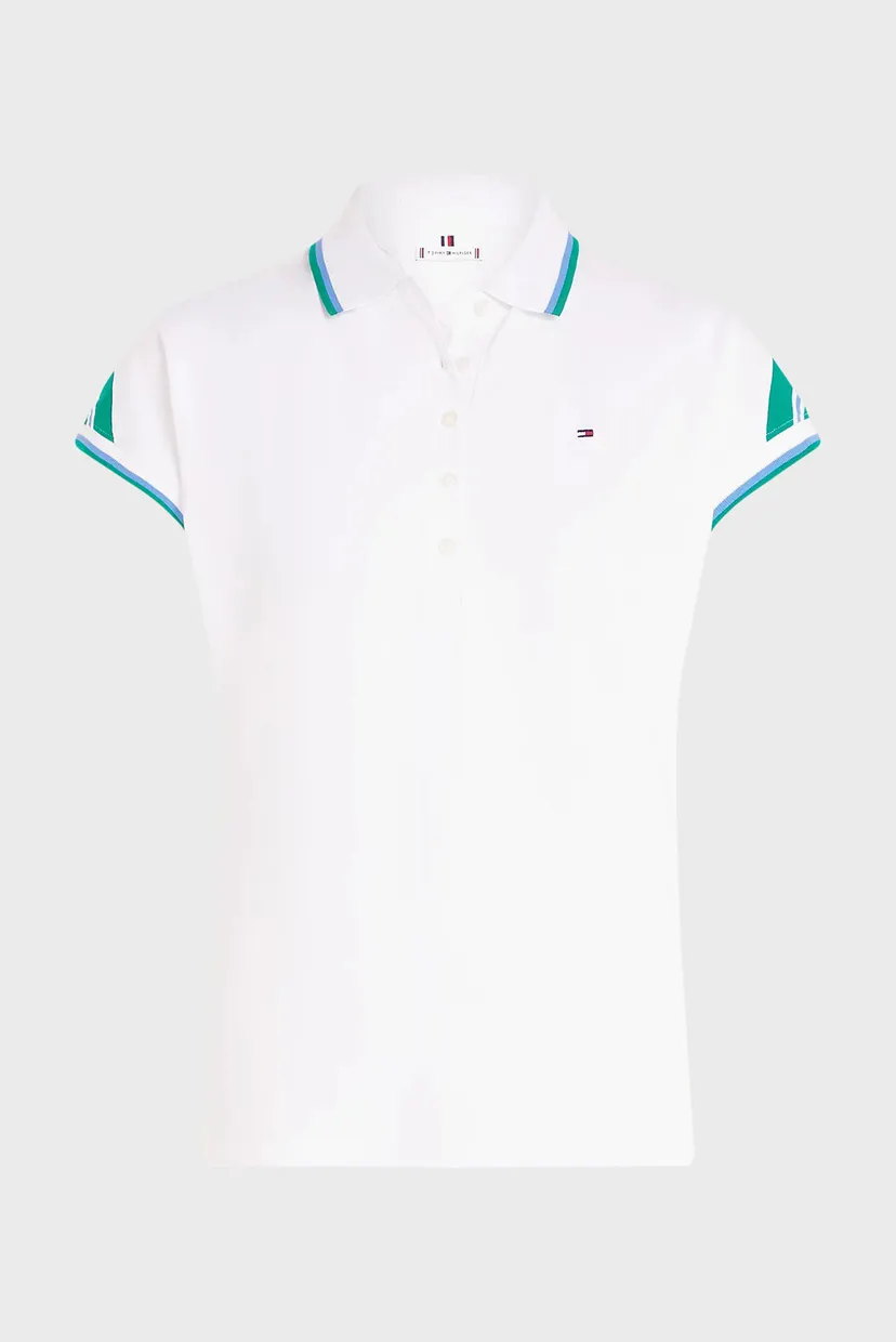 Поло REG STRIPE SLV POLO CAP SLEEVE 10