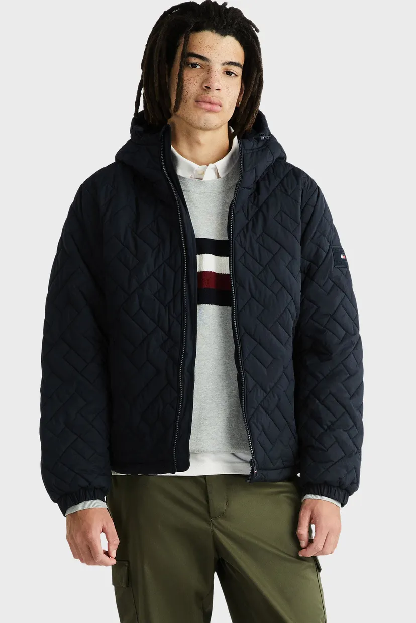 Мужская темно-синяя куртка MONOGRAM QUILTED HDD JACKET 7