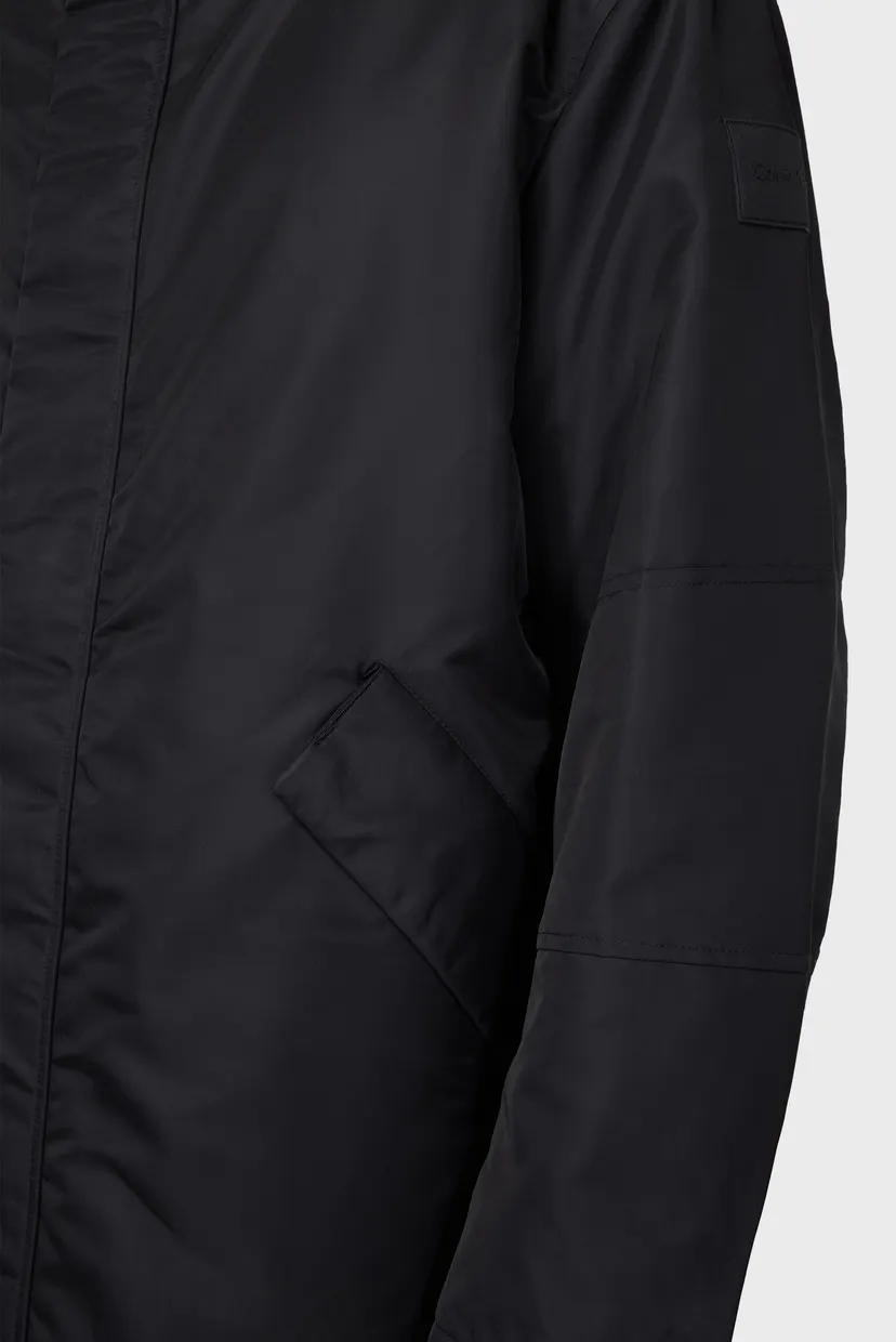 Мужская черная пуховая парка SATEEN PARKA MODERN COMFORT FIT 6