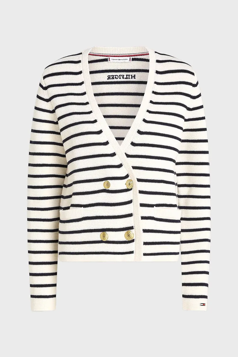 Кардиган BRETON GOLD BUTTON OVRLP CARDI 5