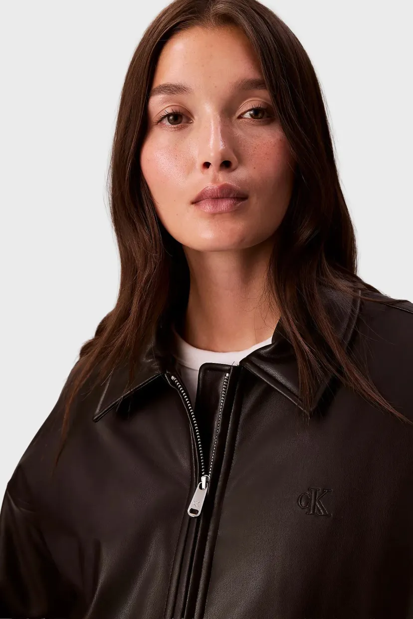 Куртка кожаная FAUX LEATHER INSULATED BOMBER 5