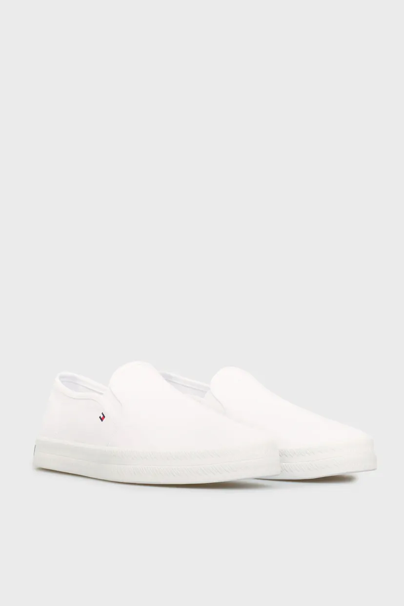 Женские белые слипоны ESSENTIAL NAUTICAL SLIP ON 8