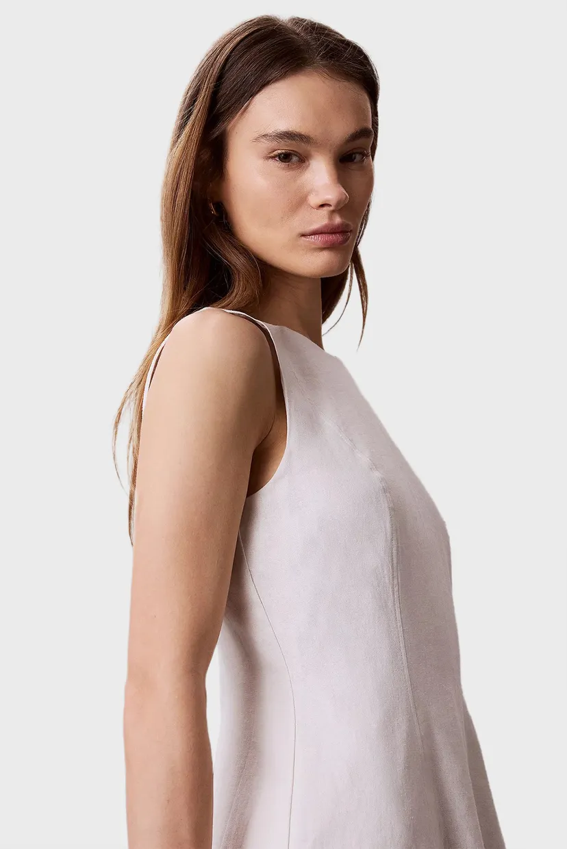 Платье LINEN PANEL SL MIDI DRESS 6