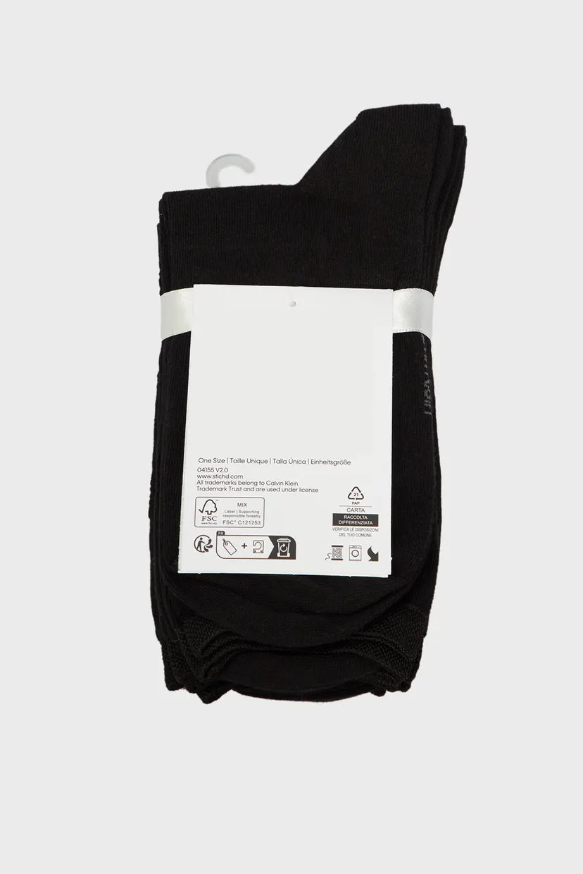 Носки CK WOMEN SOCK 4P AO LOGO HOLIDAY PACK 3