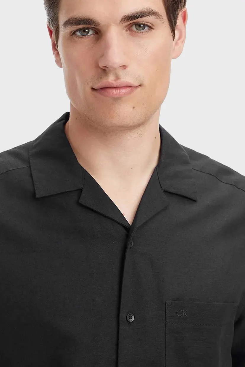 Рубашка с коротким рукавом LINEN COTTON CUBAN S S SHIRT 3