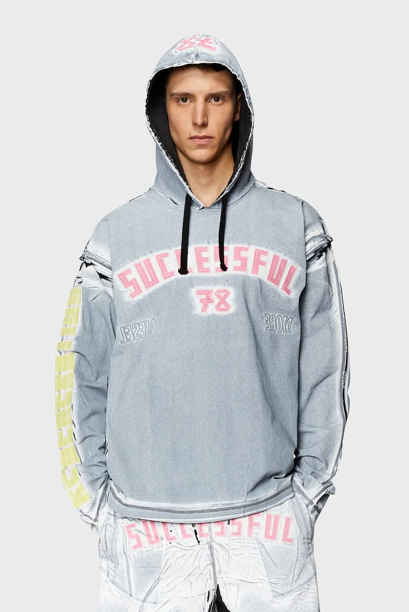 Лонгслив T-NABEL-HOOD-LS T-SHIRT 4