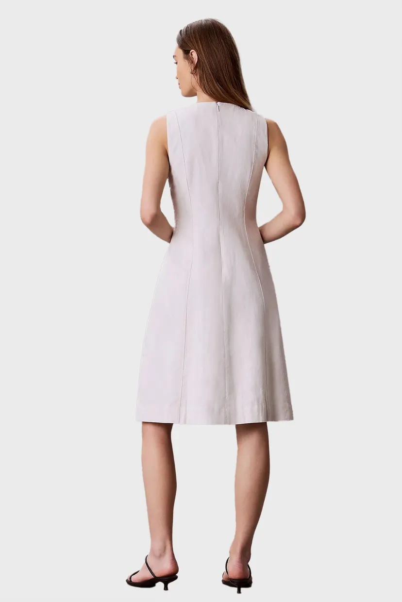 Платье LINEN PANEL SL MIDI DRESS 4