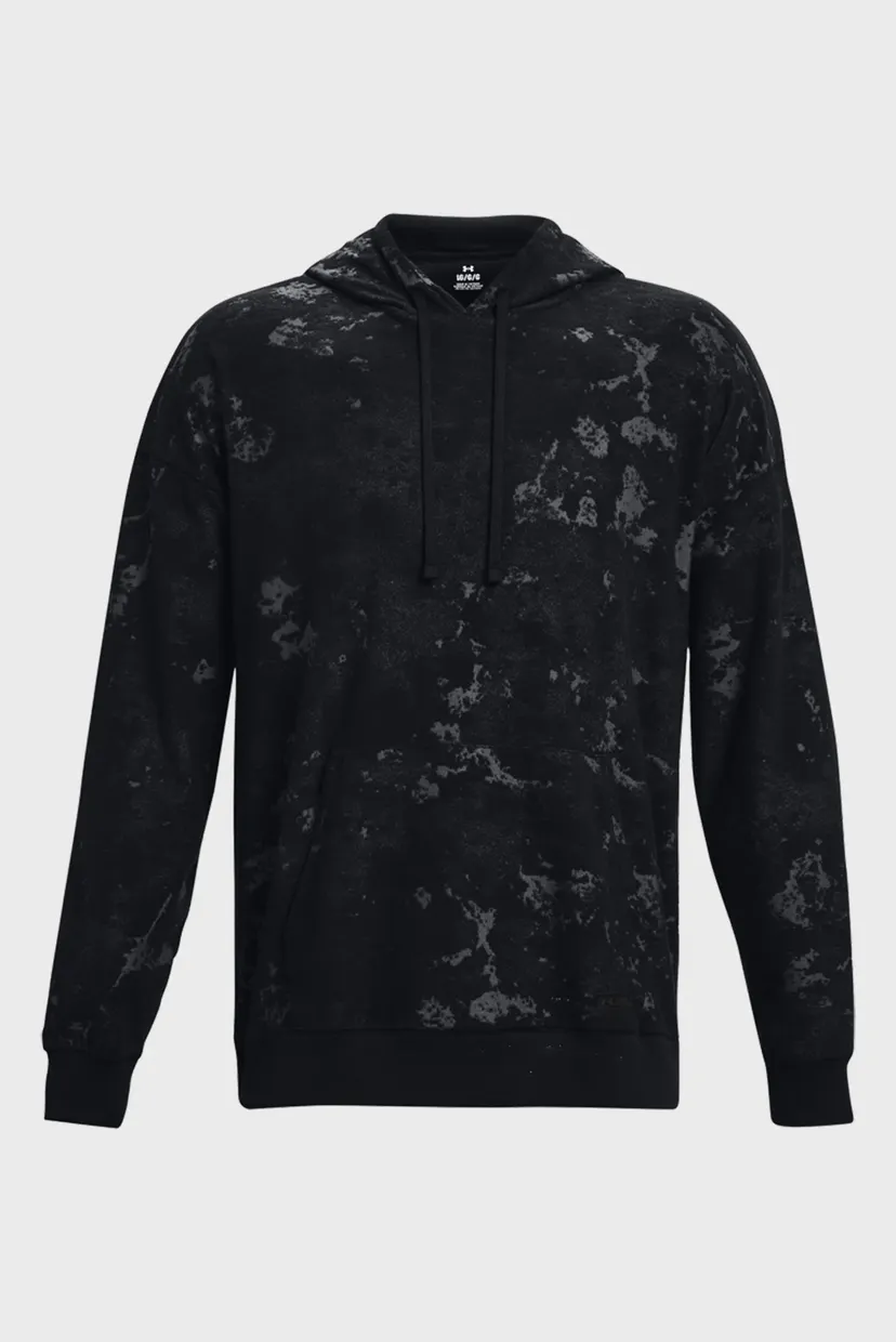 Мужское черное худи UA Journey Terry Hoodie 5