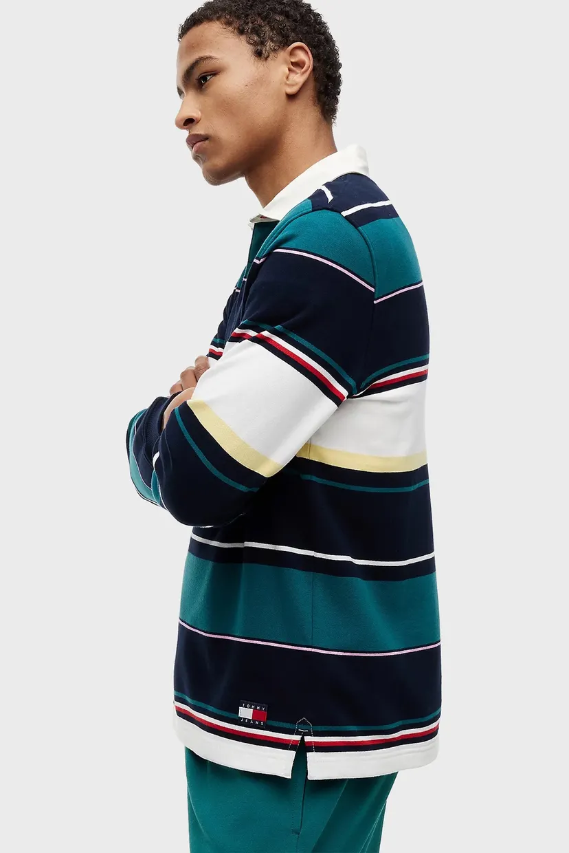 Поло с длинным рукавом/TJM RLX STRIPE RUGBY EXT 4