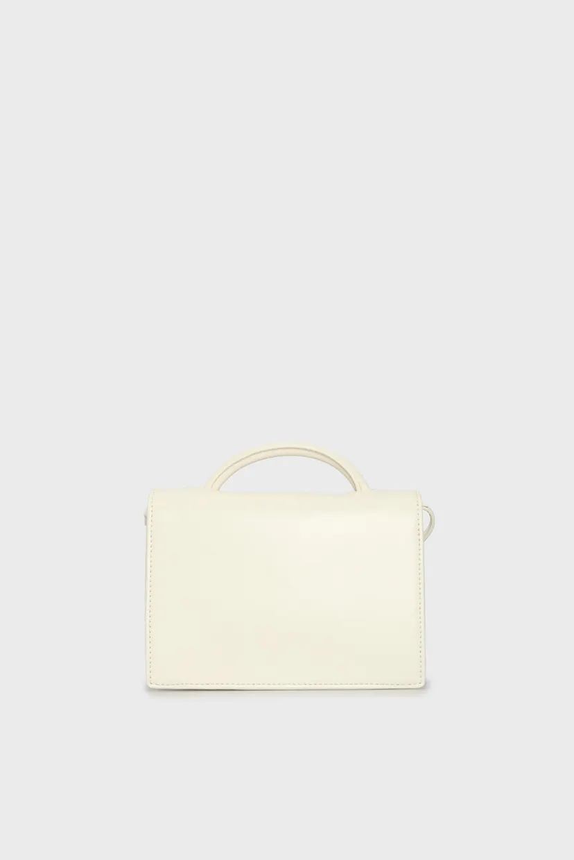 Женская белая сумка CK LINN TOP HANDLE CROSSBODY 4