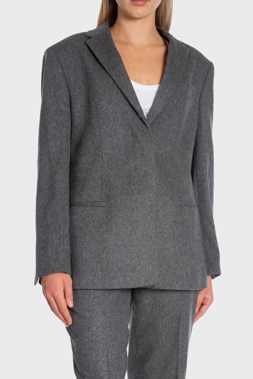 Пиджак FLANNEL WOOL TAILORED BLAZER 4