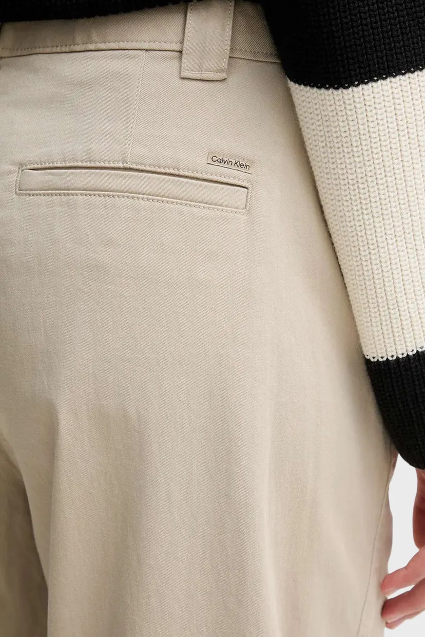 Штаны STRETCH COTTON TWILL BARREL LEG 3