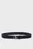 Мужской черный кожаный ремень ROUND MONO PLAQUE LTHR BELT 40MM
