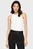 Женская белая майка SLIM 5X2 RIB TANK TOP NS