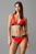 Женские красные трусики от купальника BIKINI