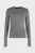 Женский серый джемпер TWO TONE RIB SLIM