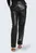 Штаны FAUX LEATHER HIGH RISE STRAIGHT