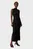 Женское черное платье CRINKLE JERSEY ANKLE DRESS