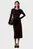 Платье LS CREPE CUTOUT BACK MIDI DRESS