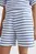 Женские белые шорты в полоску REGULAR STRIPE