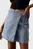 Юбка BUCKLE WRAP A-LINE DENIM SKIRT