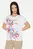 Женская белая футболка REGULAR SLUB FLORAL C-NK TEE Tommy Hilfiger