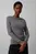 Лонгслив MELANGE JERSEY RIB COWL-NECK TOP