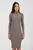 Платье MODAL RIB ROLL NECK DRESS