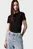 Женская черная футболка PLACED INSTITUTIONAL BABY TEE