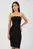 Платье TECHNICAL KNIT BANDEAU DRESS