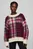 Женский красный свитер в клетку THC TARTAN CREST SWEATER