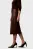 Юбка Faux Leather Midi Skirt