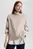 Женский бежевый свитер WOOL BLEND MOCK-NK Tommy Hilfiger
