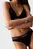 Женские черные трусики THONG Calvin Klein