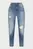 Женские синие джинсы MOM JEAN