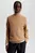 Мужской коричневый гольф RECTANGULAR STRUCTURE ROLL NK Tommy Hilfiger