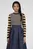Женский черный джемпер в полоску ZENDAYA STRIPE