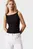 Женский черный топ LOGO ELASTIC OPEN BACK