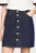 Женская темно-синяя джинсовая юбка DNM MINI SKIRT HW CLER