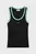 Топ COLOR BLOCK COTTON RIB CREW TANK