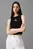 Женская черная майка MONOLOGO RIB TANK TOP