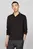Мужское черное поло L S LIQUID COTTON REG POLO