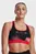 Женский спортивный топ с узором UA HG Armour Mid Padless-RED