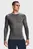 Мужской серый лонгслив UA HG Armour Comp LS Under Armour