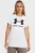 Женская белая футболка UA W SPORTSTYLE LOGO SS