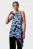Топ Printed Satin Twisted Drape Tank