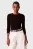 Лонгслив LS WOVEN LABEL 2X2 RIB CREW TOP